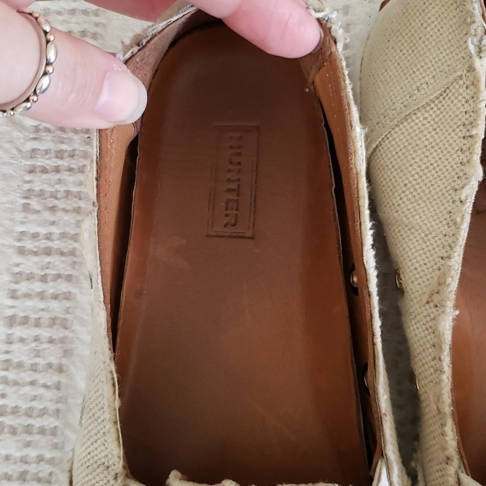 Hunter slip on sneakers